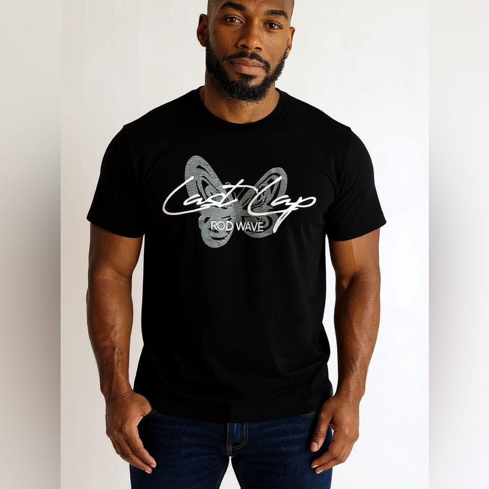 Rod Wave Tour Last Lap tour merch Black Graphic Tee